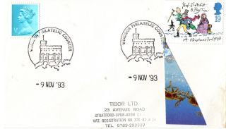 9 November 1993 Christmas First Day Cover Windsor Philatelic Counter Shs (a) photo