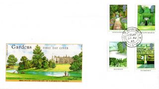 24 August 1983 British Gardens Philart First Day Cover House Of Commons Sw1 Cds photo