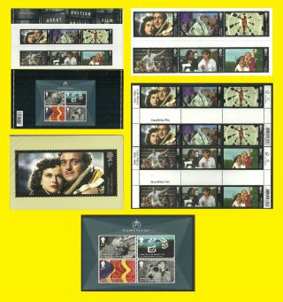 2014 Great British Film All Royal Mail Varieties Issued Each Seperately photo
