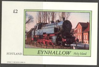 Eynhallow (br.  Local) 1982 Trains Locomotives Ii S/s 2£ Ne113 photo