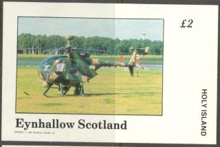 Eynhallow (br.  Local) 1982 Aviation Vii Helicopter S/s 2£ Ne088 photo