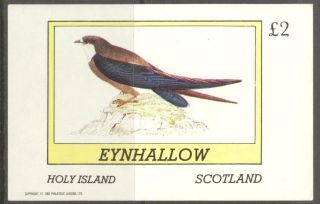 Eynhallow (br.  Local) 1982 Birds Iv S/s 2£ Ne108 photo