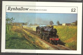 Eynhallow (br.  Local) 1982 Trains Locomotives I S/s 2£ Ne112 photo