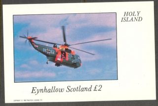 Eynhallow (br.  Local) 1982 Aviation Airplanes Vi Helicopter S/s 2£ Ne087 photo