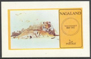 Nagaland 1972 Tiger S/s Nn013 photo