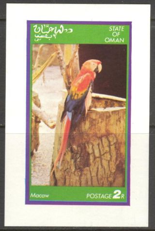 Oman Birds Parrot I S/s No016 photo