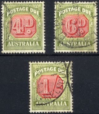 Australia - Sg D116 - 118 - 1938 - Postage Due Values - photo